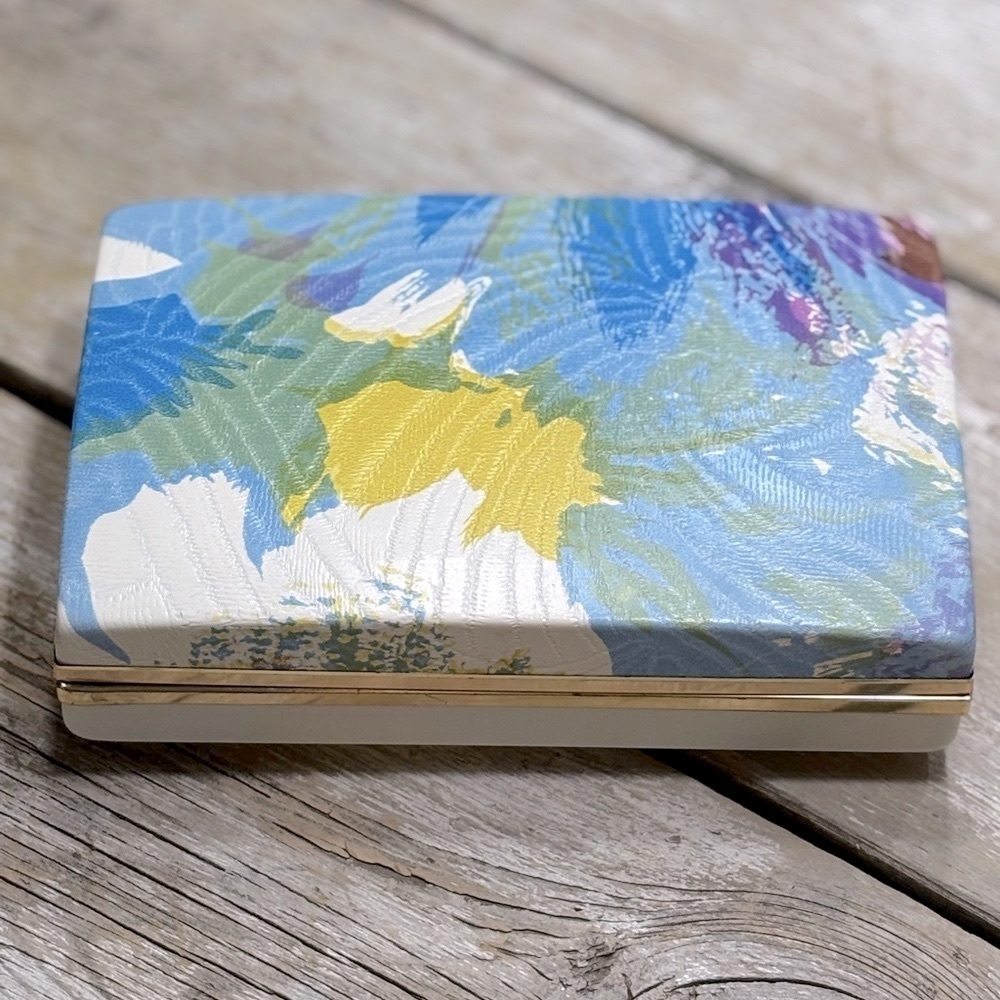 Vintage 1970s Abstract Jewelry Box. Abstract 7”x4.25” Retro | Mid Century